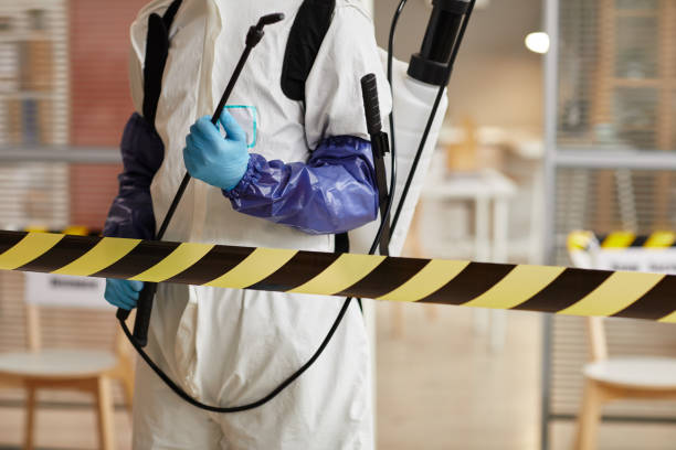 Professional Unattended Death Cleanup technician working in Helm, CA